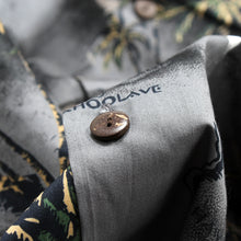 Load image into Gallery viewer, C90-A420 (Gray surf), Men 100% Cotton Aloha Shirt