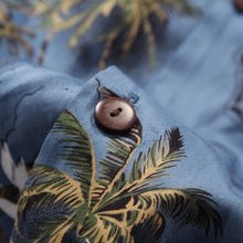 Load image into Gallery viewer, C90-A460 (Blue surf), Men 100% Cotton Aloha Shirt