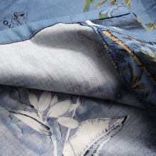 Load image into Gallery viewer, C90-A460 (Blue surf), Men 100% Cotton Aloha Shirt