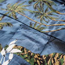 Load image into Gallery viewer, C90-A460 (Blue surf), Men 100% Cotton Aloha Shirt