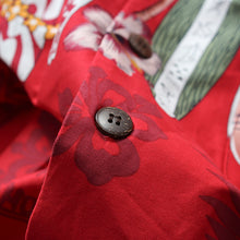 Load image into Gallery viewer, C90-A2447 (Burgundy surfboard), Men 100% Cotton Aloha Shirt