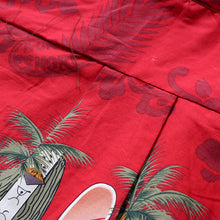 Load image into Gallery viewer, C90-A2447 (Burgundy surfboard), Men 100% Cotton Aloha Shirt