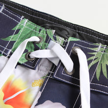 Load image into Gallery viewer, N90-B5195 (Hibiscus blue), Men Microfiber Boardshort (4-way stretch) - three pockets - Size 34‘ outseam is 22 inch.