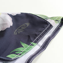 Load image into Gallery viewer, N90-B5195 (Hibiscus blue), Men Microfiber Boardshort (4-way stretch) - three pockets - Size 34‘ outseam is 22 inch.