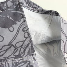 Load image into Gallery viewer, N90-B5629 (Ash hibiscus), Men Microfiber Boardshort (4-way stretch) - three pockets - Size 34‘ outseam is 22 inch.