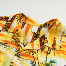 Load image into Gallery viewer, C90-A8845 (Yellow scenery), Men 100% Cotton Aloha Shirt