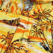 Load image into Gallery viewer, C90-A8845 (Yellow scenery), Men 100% Cotton Aloha Shirt