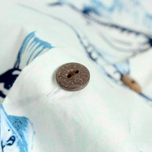 Load image into Gallery viewer, C90-A4292 (Blue Marlin), Men 100% Cotton Aloha Shirt