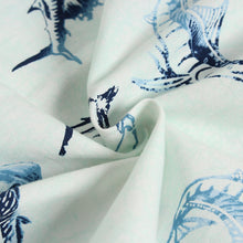 Load image into Gallery viewer, C90-A4292 (Blue Marlin), Men 100% Cotton Aloha Shirt