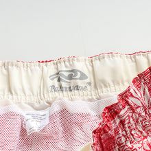 Load image into Gallery viewer, N90-T547 (Vintage red pineapple, cargo pockets), Men Microfiber Swimtrunk