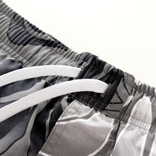 Load image into Gallery viewer, N90-T760 (Gray floral, cargo pockets), Men Microfiber Swimtrunk