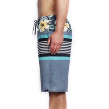 Load image into Gallery viewer, N90-B6505 (Rusty triband-steel), Men Microfiber Boardshort (4-way stretch) - three pockets - Size 34‘ outseam is 22 inch.