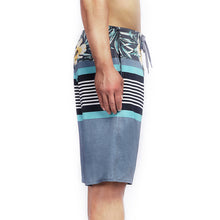 Load image into Gallery viewer, N90-B6505 (Rusty triband-steel), Men Microfiber Boardshort (4-way stretch) - three pockets - Size 34‘ outseam is 22 inch.