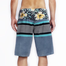 Load image into Gallery viewer, N90-B6505 (Rusty triband-steel), Men Microfiber Boardshort (4-way stretch) - three pockets - Size 34‘ outseam is 22 inch.