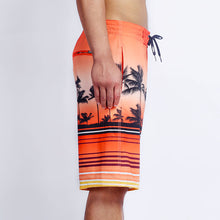 Load image into Gallery viewer, N90-B64089 (Red Scenery), Men Microfiber Boardshort (4 way stretch) - three pockets - Size 34‘ outseam is 22 inch.