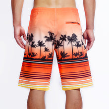 Load image into Gallery viewer, N90-B64089 (Red Scenery), Men Microfiber Boardshort (4 way stretch) - three pockets - Size 34‘ outseam is 22 inch.
