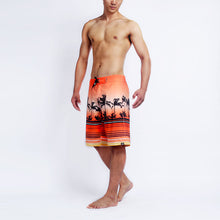 Load image into Gallery viewer, N90-B64089 (Red Scenery), Men Microfiber Boardshort (4 way stretch) - three pockets
