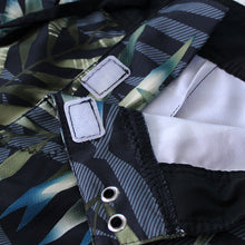 Load image into Gallery viewer, N90-B8062 (Monstera full-black), Men Microfiber Boardshort- (4-way stretch) - one pocket - Size 34‘ outseam is 22 inch.