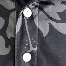 Load image into Gallery viewer, N90-P2166 (Gray Pareau), Men Microfiber Breathable Knitted Aloha Polo Shirt