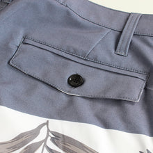 Load image into Gallery viewer, N90-S6168 (Country paradise-steel), Men Submersible Shorts (4-way stretch)