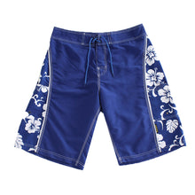 Load image into Gallery viewer, N90-B454 (Royal solid satin-back strap), Men Boardshort - two pockets - Size 34‘ outseam is 22 inch.