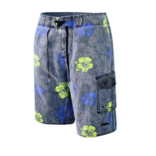Load image into Gallery viewer, N90-B5025 (Vintage black floral), Men Microfiber (poly/cotton/nylon with garment washed) - three pockets