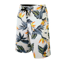 Load image into Gallery viewer, N90-B5724 (Paradise bird - beige), Men Microfiber Boardshort (4-way stretch) - three pockets - Size 34‘ outseam is 22 inch.