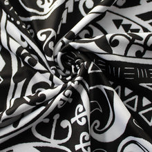 Load image into Gallery viewer, N90-P2209 (Black turtle tribal), Men Microfiber Breathable Knitted Aloha Polo Shirt