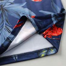 Load image into Gallery viewer, N90-P22124 (Navy lobster), Men Microfiber Breathable Knitted Aloha Polo Shirt