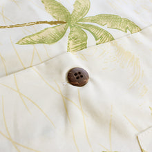 Load image into Gallery viewer, C90-A1785 (Yellow with green tree), Men 100% Cotton Aloha Shirt