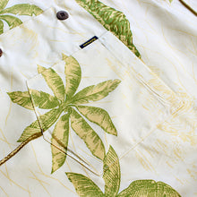 Load image into Gallery viewer, C90-A1785 (Yellow with green tree), Men 100% Cotton Aloha Shirt