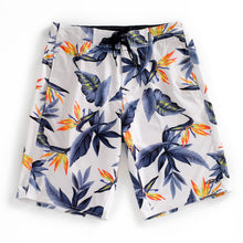 Load image into Gallery viewer, N90-B5724 (Paradise bird - beige), Men Microfiber Boardshort (4-way stretch) - three pockets - Size 34‘ outseam is 22 inch.