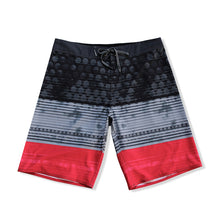 Load image into Gallery viewer, N90-B8064 (Spherical even-black), Men Microfiber Boardshort- (4-way stretch) - one pocket - Size 34‘ outseam is 22 inch.