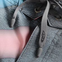 Load image into Gallery viewer, N90-B6624 (Melange stripe-blue), Men Microfiber Boardshort (4-way stretch) - two pockets - Size 34‘ outseam is 22 inch.