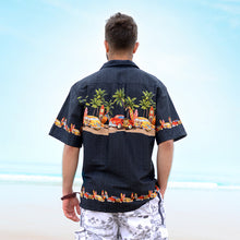 Load image into Gallery viewer, C90-A2004 (Black vintage car), Men 100% Cotton Aloha Shirt