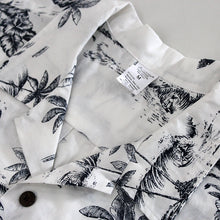 Load image into Gallery viewer, C90-A791 (Vintage white tree), Men 100% Cotton Aloha Shirt