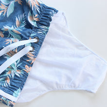 Load image into Gallery viewer, N90-T8254 (Rustic paradise-sunny sky, cargo pockets), Men Microfiber Swimtrunk