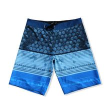 Load image into Gallery viewer, N90-B8122 (Spherical even-navy), Men Microfiber Boardshort- (4-way stretch) - one pocke - Size 34‘ outseam is 22 inch.