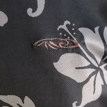 Load image into Gallery viewer, N90-P2166 (Gray Pareau), Men Microfiber Breathable Knitted Aloha Polo Shirt