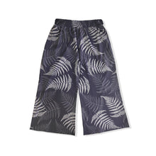 Load image into Gallery viewer, N91-P2566P (Slate Palapalai), Ladies 4-way stretch Palazzo Pants with Smock Waist
