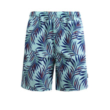 Load image into Gallery viewer, N90-AR23518/N90-TR23518 (Light Green Leaf), Men (92% polyester + 8% spandex) Aloha Shirt/Shorts/Set

