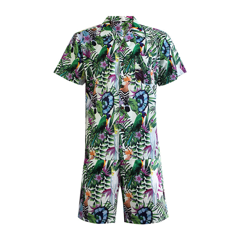 Text Peruvian Organic Cotton セットアップ Men 2-way Stretch Aloha Set – Yuntech