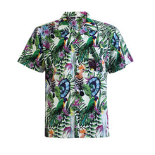 Load image into Gallery viewer, N90-AR23594/N90-TR23594 (Paradise bird - Pink), Men (92% polyester + 8% spandex) Aloha Shirt/Shorts/Set
