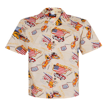 Load image into Gallery viewer, C90-A1794 (Beige route 66), Men 100% Cotton Aloha Shirt
