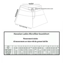 Load image into Gallery viewer, N91-B511B (Black/pacific solid satin), Ladies Microfiber boardshort
