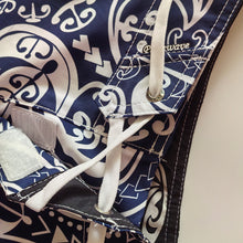 Load image into Gallery viewer, N90-B2219 (Navy turtle tribal), Men Microfiber Boardshort (4 - way stretch) - three pockets - Size 34‘ outseam is 22 inch.
