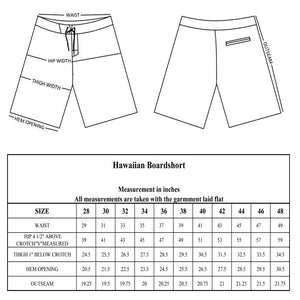 N90-B9048 (Hieroglyphics divid -crimson/onyx), Men Microfiber Boardshort - (4-way stretch) - one pocket - outseam is 20 inch in size 34