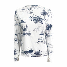 Load image into Gallery viewer, N91-UV290 (White map), Women UPF 50+ Sun Protection Outdoor Lightweight Long Sleeve Outdoor Hiking Fishing Running UV Shirt
