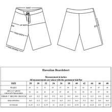 Load image into Gallery viewer, N90-B8042 (Parallel grunge -blue/rouge), Men Microfiber Boardshort- (4-way stretch) - one pocket
