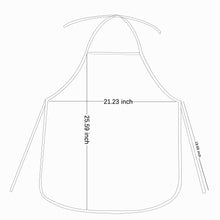 Load image into Gallery viewer, Adjustable Neck Strap Apron with Center Pocket (100% Polyester)
